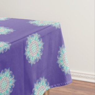 Blume des Lebens - Indische Mandala 2 Tischdecke