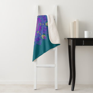 Blume des Lebens - Indische Mandala 3 Sherpadecke