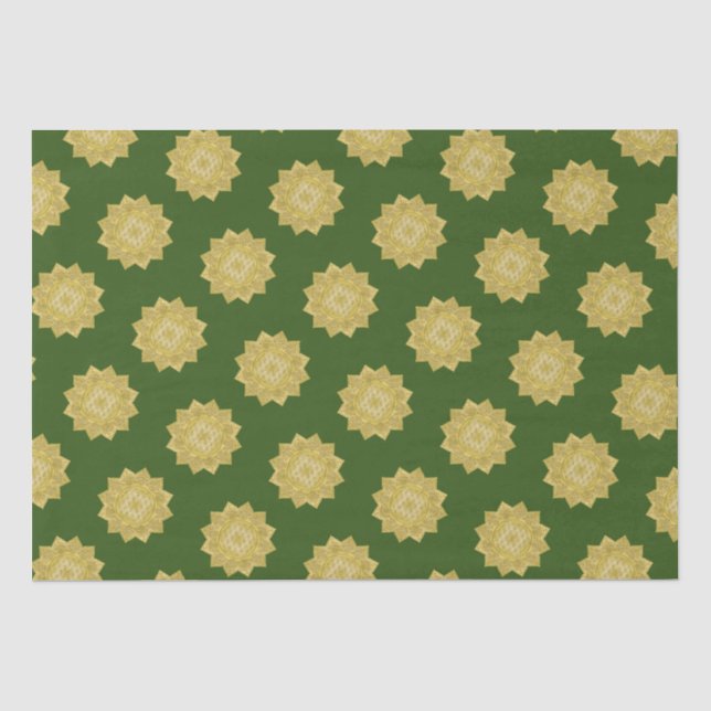 Blume des Lebens - Indische Mandala 4 Seidenpapier (Vorderseite)