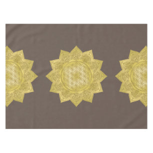 Blume des Lebens - Indische Mandala 4 Tischdecke