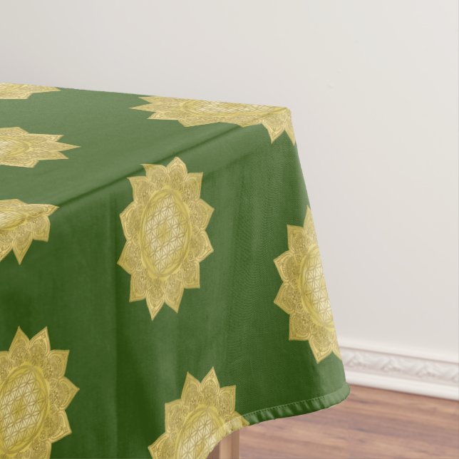 Blume des Lebens - Indische Mandala 4 Tischdecke (Beispiel)
