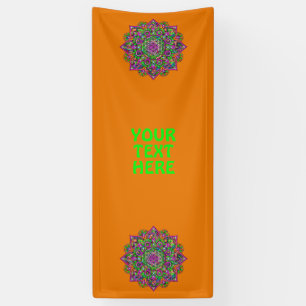 Blume des Lebens - Indisches Mandala 1 Banner