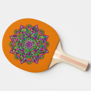 Blume des Lebens - Indisches Mandala 1 Tischtennis Schläger