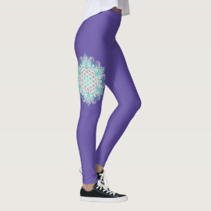 Blume des Lebens - Indisches Mandala 2 Leggings