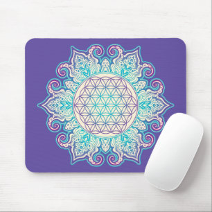 Blume des Lebens - Indisches Mandala 2 Mousepad
