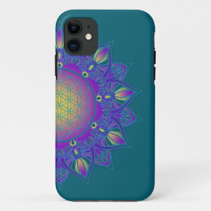 Blume des Lebens - Indisches Mandala 3 Case-Mate iPhone Hülle