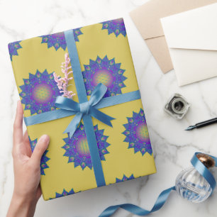 Blume des Lebens - Indisches Mandala 3 Geschenkpapier