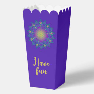 Blume des Lebens - Indisches Mandala 3 Geschenkschachtel