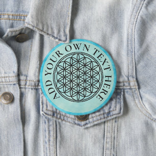 BLUME DES LEBENS - Kontur des Geometriezeichens "S Button