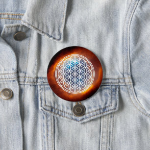 BLUME DES LEBENS - Kontur des Geometriezeichens "S Button