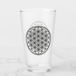 BLUME DES LEBENS - Kontur des Geometriezeichens "S Glas