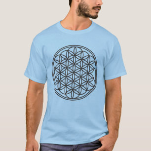 BLUME DES LEBENS - Kontur des Geometriezeichens "S T-Shirt