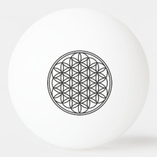 BLUME DES LEBENS - Kontur des Geometriezeichens "S Tischtennisball