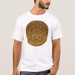 Blume des Lebens / Lebensgefühl - Goldmedaille T-Shirt