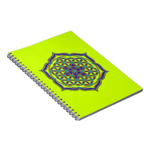 Blume des Lebens / Lebensgefühl - Lotus Contour Notizblock