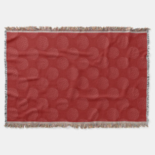 Blume des Lebens / Lebensgefühl - Muster rot Decke