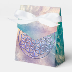 Blume des Lebens / Lebensgefühl - Violett der Brie Geschenkschachtel