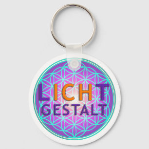 Blume Des Lebens Lichtgestalt Schlüsselanhänger