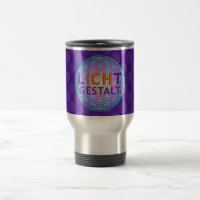 Blume Des Lebens Lichtgestalt | violettes Muster