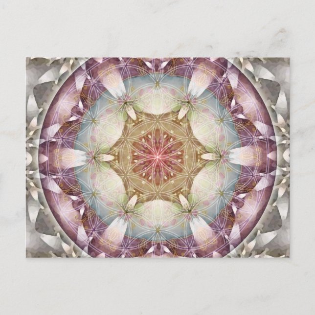 Blume des Lebens Mandala 13 Karten (Vorderseite)