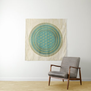 Blume des Lebens - Mandala 1 Wandteppich