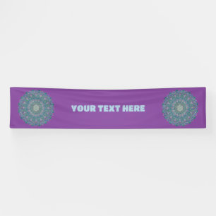 Blume des Lebens - Mandala Indien Stil 1 Banner