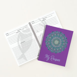 Blume des Lebens - Mandala Indien Stil 1 Notizbuch