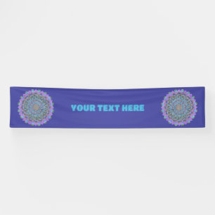 Blume des Lebens - Mandala Indien Stil 2 Banner