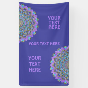 Blume des Lebens - Mandala Indien Stil 2 Banner