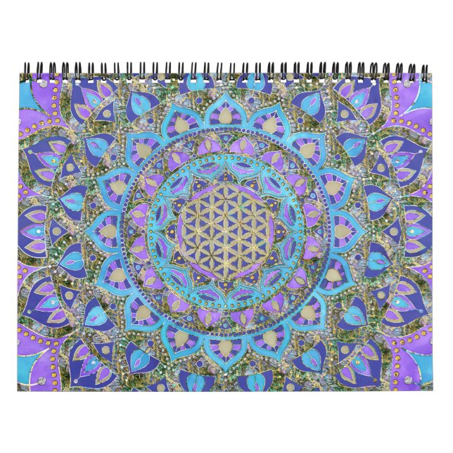 Blume des Lebens - Mandala Indien Stil 2 Kalender (Titelbild)