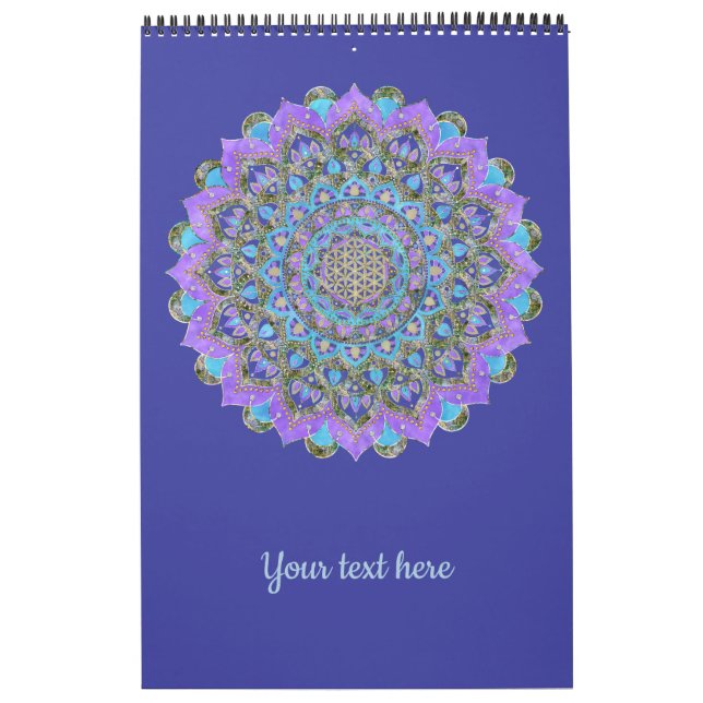 Blume des Lebens - Mandala Indien Stil 2 Kalender (Titelbild)