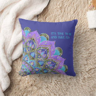 Blume des Lebens - Mandala Indien Stil 2 Kissen