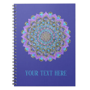 Blume des Lebens - Mandala Indien Stil 2 Notizblock