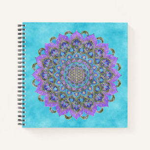Blume des Lebens - Mandala Indien Stil 2 Notizbuch