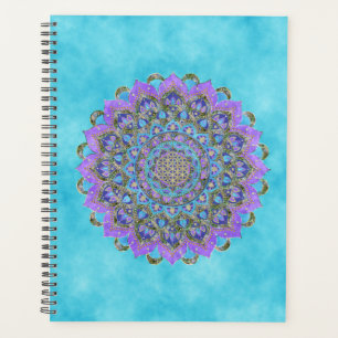 Blume des Lebens - Mandala Indien Stil 2 Planer