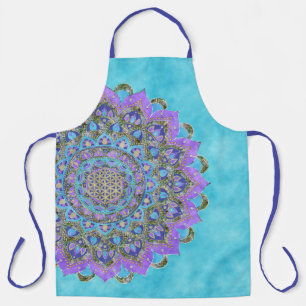 Blume des Lebens - Mandala Indien Stil 2 Schürze