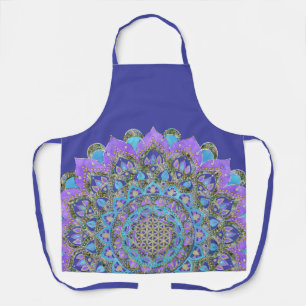 Blume des Lebens - Mandala Indien Stil 2 Schürze