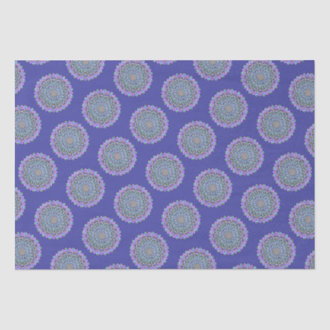 Blume des Lebens - Mandala Indien Stil 2 Seidenpapier (Vorderseite)
