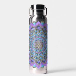 Blume des Lebens - Mandala Indien Stil 2 Trinkflasche