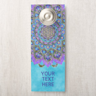 Blume des Lebens - Mandala Indien Stil 2 Türanhänger