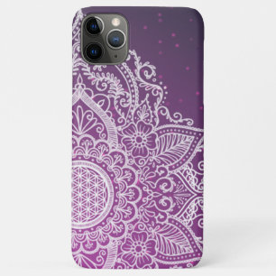 Blume des Lebens Mandala lila Case-Mate iPhone Hülle