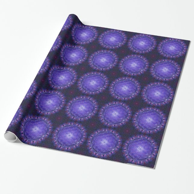 Blume des Lebens - Mandala Platz I Geschenkpapier (Ungerollt)