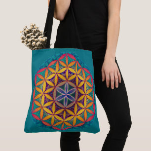 Blume des Lebens Mandala Tasche