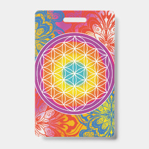 Blume des Lebens mandala Zen Ausweis