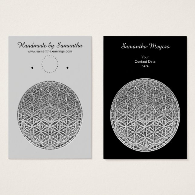 BLUME DES LEBENS - Medaille Silver (Vorne & Hinten)