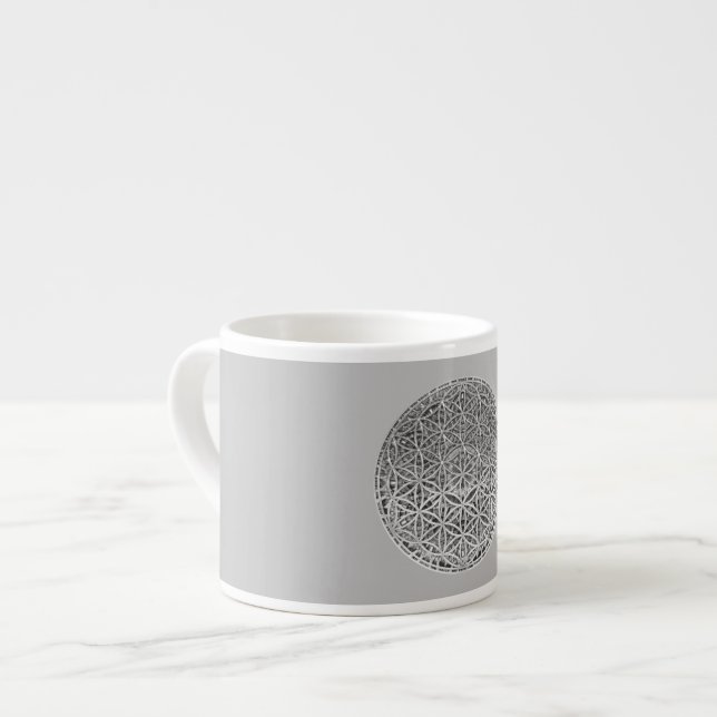 BLUME DES LEBENS - Medaille Silver Espressotasse (Vorderseite Links)