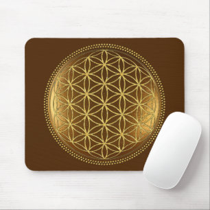 BLUME DES LEBENS - Medaillon der Heiligen Geometri Mousepad