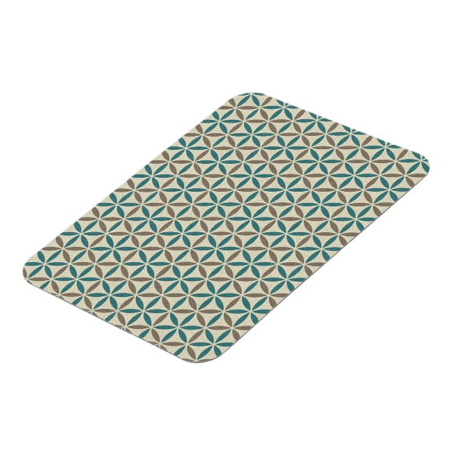 Blume des Lebens - Muster der Briefmarke - BG 1 Magnet (Linke Seite)