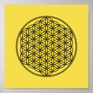 Blume des Lebens - Muster Poster
