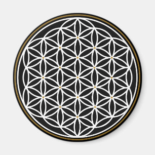 BLUME DES LEBENS MYSTISCHES SYMBOL MAGNET